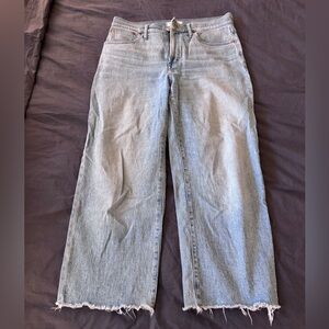 Madewell Perfect Vintage Wide-Leg Crop Jeans